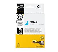 FranceToner - 364XL - Cartouches Encre Compatibles HP 364 XL Cyan - Haute capacité - pour HP DeskJet 3070A, 3520, 3522A, 3524e All-in-One, DeskJet Ink Advantage 5520 (364XL Cyan)
