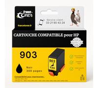FranceToner - Cartouche Encre Compatible pour HP 903 ou 903XL - pour Imprimantes OfficeJet 6950, 6951 All-in-One, OfficeJet Pro 6860 All-in-One (903 Noir)