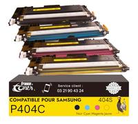 FranceToner - CLT-404S - Toner Laser Compatible pour Samsung P404C CLT-P404C 404S - pour Imprimantes Xpress C480W C483W C430W C48X C43X C480 C430 (CLT-K404S CLT-C404S CLT-Y404S CLT-M404S)