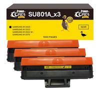FranceToner - MLT-D111S - Toner Laser Compatible Samsung MLTD111S - D111S - 111S - Pack de 3 Noir - pour Imprimantes Samsung M2020, M2022, M2022W, M2070, M2070F, M2070FW, M2070W