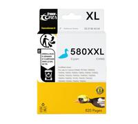 FranceToner - PGI580 CLI581 - Cartouche d'encre Compatible avec Canon PGI580 CLI581 / 580XL 581XL - Haute capacité XXL - pour Pixma TR7550 TR7650 TR8550 TS6100 TS6150 (581XXL Cyan)