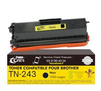 FranceToner TN243 Noir Toner Compatible pour Brother DCP-L3550CDW L3750CDW | Cartouche TN-243BK Haute Qualité pour HL-L3230CDW HL-L3270CDW DCP-L3510CDW L3550C MFC-L3710CW MFC-L3750CDW MFC-L3770CDW