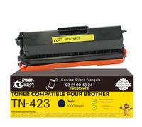 FranceToner Toner Compatible pour Brother TN423 MFC-L8690CDW HL-L8260CDW | Cartouche TN-423 Haute Qualite pour MFC-L8690CDW MFC-L8900CDW MFC-L8570CDW DCP-L8410CDW HL-L8260CDW HL-L8360CDW HL-L9310CDW