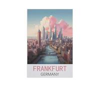 Francfort-sur-Le-Main Allemagne,Bricolage 1000 Pièces Jigsaw Puzzles Éducatif Intellectuel Jouet De Décompression Amusant Jeu De Famille pour Enfants(75x50cm)-FN71