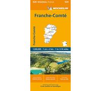 Michelin Carte Franche-Comté – France régionale