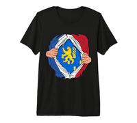 Franche-Comté Idée-Cadeau Comtois Super-héros Franc-Comtois T-Shirt Haut de Gamme