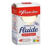 FRANCINE - Farine De Blé Anti-Grumeaux, Paquet 1 kg - Lot De 4