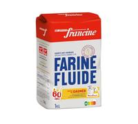 FRANCINE - Farine de Blé Anti-grumeaux, Pâte Lisse et Facile à Travailler (1 kg) - Le Lot De 4