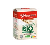 FRANCINE - Farine De Blé Bio 1Kg - Lot De 4
