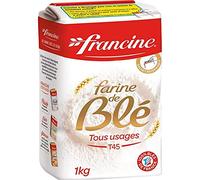 Francine Farine de Blé Tous Usages T45 1Kg (lot de 8