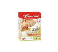 FRANCINE - Levure Boulangère Pour Pains, Pâtes à Pizza et Brioches | Pour des préparations savoureuses et onctueuses | Idéal pour la boulangerie maison | les 6 sachets de 5 g | LOT DE 4