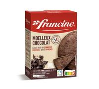 FRANCINE - Préparation Gâteau Moelleux au Chocolat, Texture Fondante et Goût Intense (415g) - Le Lot De 4