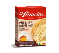 FRANCINE Préparation pâte à crêpes légères et moelleuses 2x190g