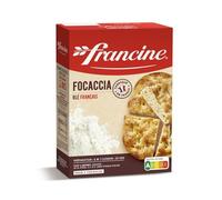 FRANCINE - Préparation pour Focaccia Moelleuse et Parfumée aux Herbes de Provence - Blé Français, Levure Incluse - Cuisson Rapide en 20 Min - la boite de 510g - Le Lot De 4