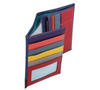 FRANCINEL Porte feuille 2 volets en cuir réf 59906 bleu (4 couleurs disponible)