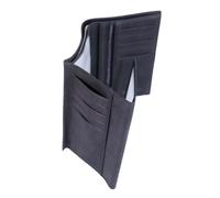 FRANCINEL porte feuille à 3 volets en cuir ""peau de pêche"" réf 47932 noir (2 couleurs disponible)