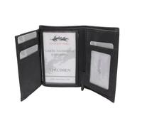 FRANCINEL porte feuille petit format 2 volets en cuir réf 47988 noir (2 couleurs disponible)