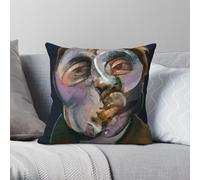 Francis Bacon 1960s Taie d'oreiller Polyester Lin Velours Creative Zip Décoratif Taie d'oreiller Maison Housse de coussin
