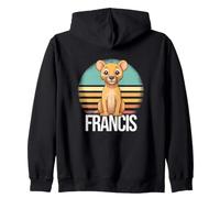 Francis - Beau nom de garçon avec Un Lion Mignon Sweat à Capuche