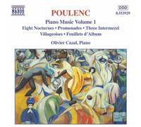 Francis Poulenc Piano Music Vol. 1 (Cazal) (CD) Album