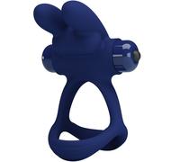 Francisco Double Anneau Vibrant Lapin Bleu