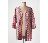 franck anna gilets femme de couleur rose