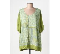 franck anna tuniques femme de couleur vert 44