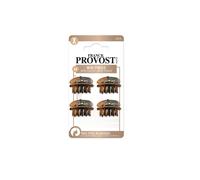 FRANCK PROVOST Pinces à Cheveux Clic-clac Marron - Lot de 4 pièces