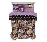 Franco Bratz Fashion Bedding Parure de lit 7 pièces Super Douce avec Couvre-Oreiller, Grand lit, (Produit 100% sous Licence Officielle)