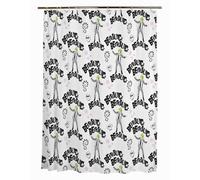 Franco Collectibles Beetlejuice Rideau de Douche en Microfibre de 70 x 72 cm, Produit sous Licence Officielle