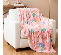 Franco Collectibles Care Bears Couverture en Peluche Super Douce 157,5 x 228,6 cm (Produit sous Licence Officielle)