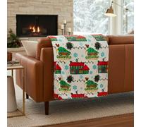 Franco Collectibles National Lampoon Parure de lit Super Douce en Micro Raschel 127 x 177,8 cm (Produit sous Licence Officielle)