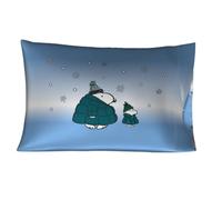 Franco Collectibles Peanuts Snoopy en doudoune Housse de coussin standard en satin soyeux pour les cheveux et la peau 50,8 x 76,2 cm (produit sous licence officielle)