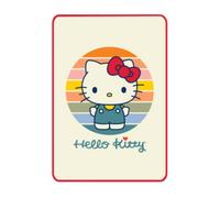 Franco Collectibles Sanrio Hello Kitty Couverture en Peluche Super Douce Micro Raschel 157,5 x 228,6 cm (Produit sous Licence Officielle)