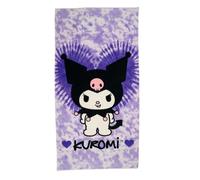 Franco Collectibles Sanrio Kuromi Serviette de Bain/Piscine/Plage en Coton Super Doux 152,4 x 76,2 cm (Produit sous Licence Officielle)