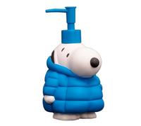 Franco Collectibles Snoopy Peanuts avec Doudoune Distributeur de Savon/Lotion/désinfectant pour Les Mains à Pompe en résine, 500 ML (Produit sous Licence Officielle)