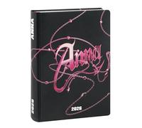 Franco Cosimo Panini ANNA Agenda scolaire 2025-2026 Agenda journalier 16 mois pour filles, journal d'Anna avec couverture rigide, idéal pour l'école moyenne et supérieure, 12 x 16,5 cm, noir