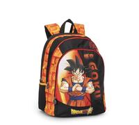 Franco Cosimo Panini DRAGON BALL Sac à dos Organisé, noir/orange, 32x43Hx23cm, Décontracté