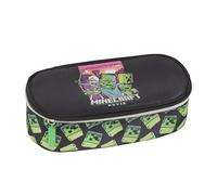 Franco Cosimo Panini Editore MINECRAFT Trousse d'école officielle Minecraft Movie, idéale pour ranger la papeterie, avec poche avec fermeture éclair, séparation intérieure avec passants élastiques, 22