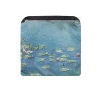 Franco Cosimo Panini Halta Definition - Shopper pliable avec une œuvre d'art de Monet légère, avec poche pratique pour le stockage, 35 x 40H cm ouvert, 12 x 12H cm fermé, nénuphars, Nénuphars,
