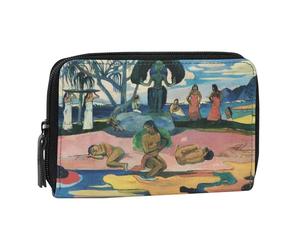 Franco Cosimo Panini Halta Definizione Portefeuille en Tissu imprimé avec Une œuvre d'art de Gaugin avec 4 espaces Porte-Billets et 1 Poche fermée, Fermeture à glissière, 16 x 10,5 x 2 cm, Mahana