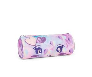 Franco Cosimo Panini MOFU MOFU - Trousse d'école officielle Mofu Mofu, Trousse de rangement légère et compacte, facile à transporter et à ranger dans le sac à dos, avec fermeture à glissière pratique,