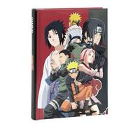 Franco Cosimo Panini NARUTO Agenda scolaire journalier 12 mois pour enfants et adolescents avec couverture rembourrée et 320 pages en couleur, idéal pour l'école primaire et collège, 12,7 x 17,8 cm,