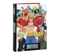 Franco Cosimo Panini One PIECE - Agenda scolaire officiel One Piece, Agenda 12 mois, idéal pour l'école primaire ou moyenne, couverture rembourrée et 320 pages intérieures imprimées en couleur, 13 x