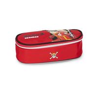 Franco Cosimo Panini One Piece - Trousse d'école Officielle One Piece, Trousse Enfant et Fille Ovale, idéale pour Ranger la Papeterie, avec Fermeture à glissière Pratique, 22 x 7,5 x 11 cm, Rouge,
