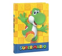 Franco Cosimo Panini Super Mario - Agenda scolaire officiel Super Mario, 12 mois, idéal pour l'école primaire, avec couverture rembourrée et 320 pages intérieures imprimées en couleur, 13 x 17,8 H