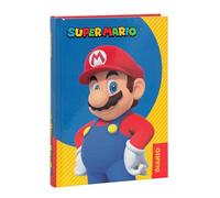 Franco Cosimo Panini Super Mario - Agenda scolaire officiel Super Mario, 12 mois, idéal pour l'école primaire, avec couverture rembourrée et 320 pages intérieures imprimées en couleur, 13 x 17,8 cm
