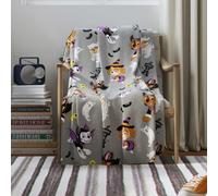 Franco Couverture d'halloween Pat' Patrouille pour Enfants, literie en Peluche Super Douce et Confortable, 127 x 177,8 cm (Produit sous Licence Officielle)