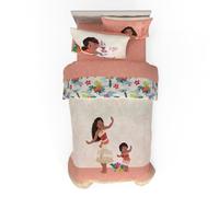 Franco Disney - Parure de lit Moana 2 pour Enfants en Microfibre Super Douce réversible 4 pièces pour lit Simple (Produit sous Licence Officielle)