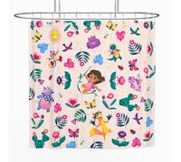 Franco Dora The Explorer Ensemble Rideau de Douche et Anneau pour Enfant 13 pièces (Produit sous Licence Officielle)